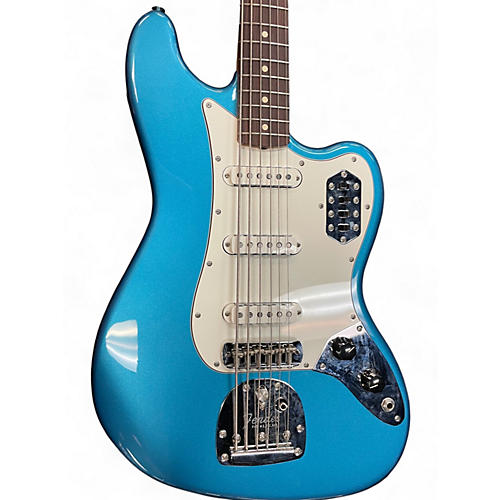 Used Fender VINTERA II BASS VI Blue Solid Body Electric Guitar Blue - musicians--Friend