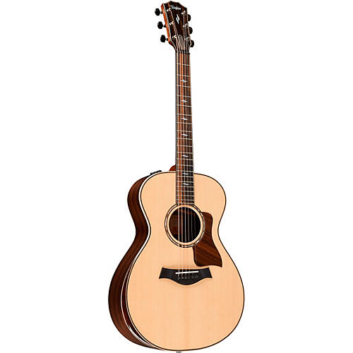 Taylor 812e V-Class Grand Concert Acoustic-Electric Guitar Natural - musicians--Friend