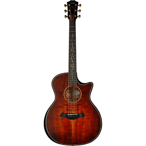 Taylor Builder's Edition K24ce V-Class Grand Auditorium Acoustic-Electric Guitar Kona Burst - musicians--Friend