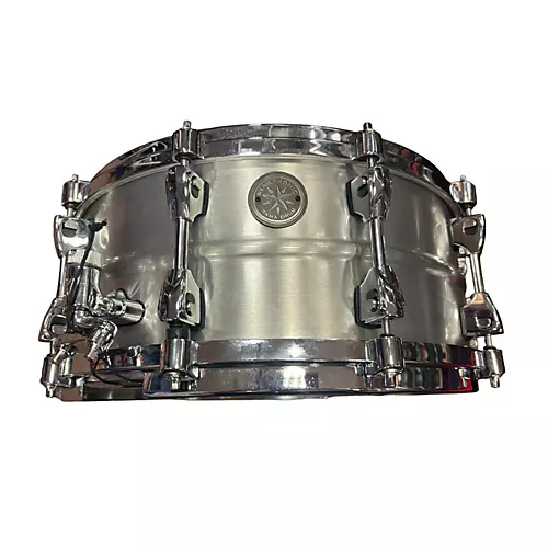 Used TAMA 14X6 Starphonic Snare Drum MATTE ALUMINUM MATTE ALUMINUM 212 - musicians--Friend