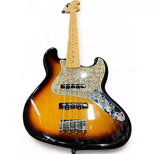 Used 2013 Fender Standard Jazz Bass 2 Tone Sunburst Electric Bass Guitar 2 Tone Sunburst - musicians--Friend