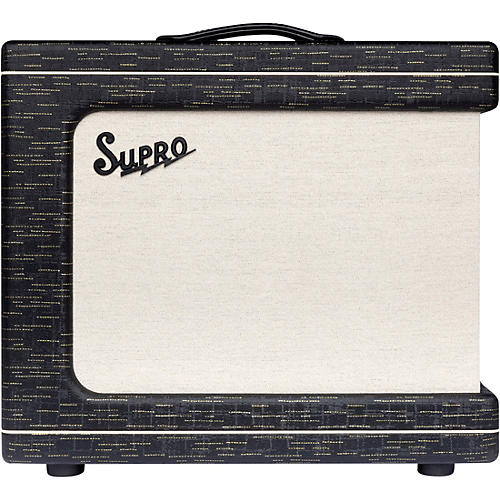 Supro Delegate Custom 1x12 25W Tube Combo Amp Black Scandia - musicians--Friend