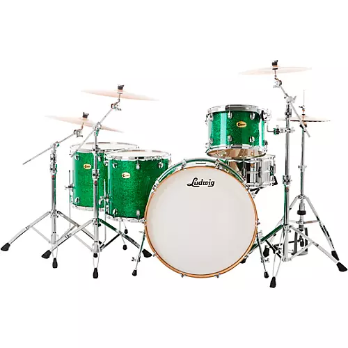 Ludwig Centennial Zep 4-Piece Shell Pack Red Sparkle - musicians--Friend