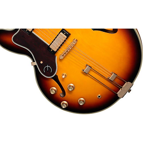 Epiphone Sheraton Left-Handed Semi-Hollow Electric Guitar Natural - musicians--Friend