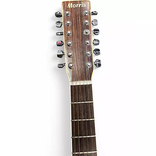 Used Morris B-30 Natural 12 String Acoustic Guitar Natural - musicians--Friend