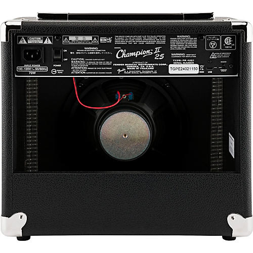 Fender Champion II 25 Combo Amp Black - musicians--Friend