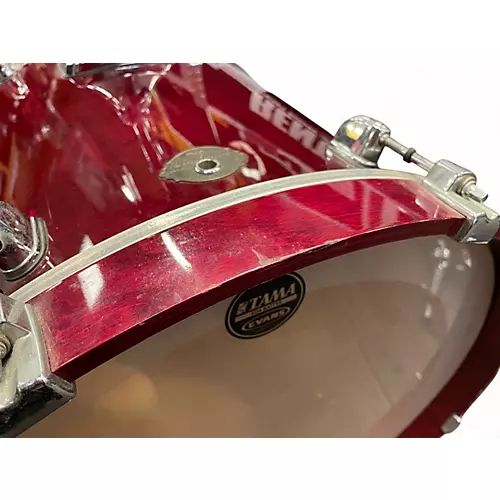 Used TAMA 6 Piece Starclassic Birch MIJ Violet Drum Kit Violet - musicians--Friend