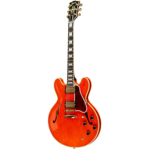 Gibson Custom Murphy Lab 1959 ES-355 Reissue Stopbar Light Aged Semi-Hollow Electric Guitar Watermelon Red - musicians--Friend