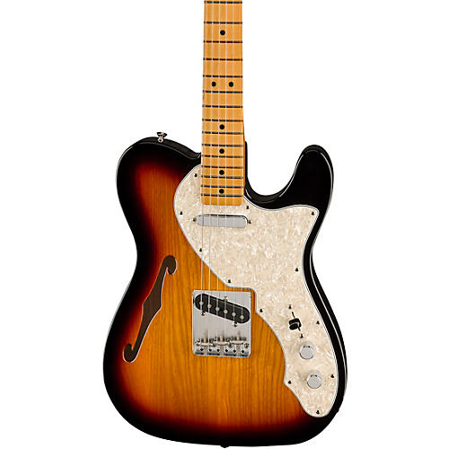 Fender Vintera II '60s Telecaster Thinline Electric Guitar Black - musicians--Friend