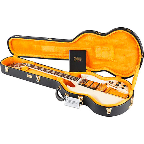 Gibson Custom 1963 Les Paul SG Custom Reissue 3-Pickup With Maestro VOS Electric Guitar Classic White - musicians--Friend