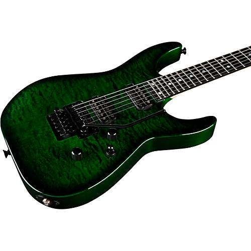 Jackson Jackson Soloist SL2Q USA Transparent Green Burst - musicians--Friend