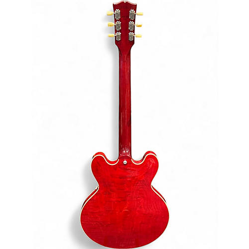 Used Gibson ES335 Figured Cherry Hollow Body Electric Guitar Cherry - musicians--Friend