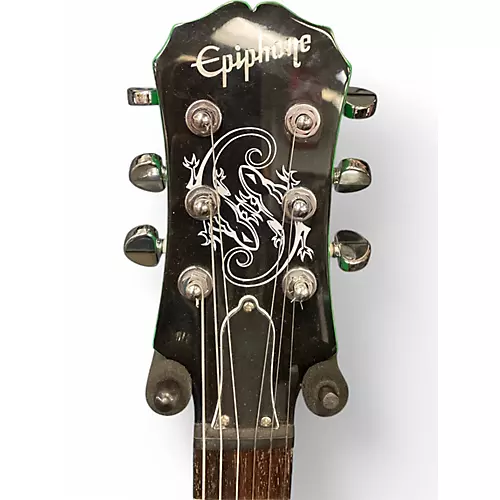 Used Epiphone SOBE LES PAUL SPECIAL II GREEN Solid Body Electric Guitar GREEN - musicians--Friend