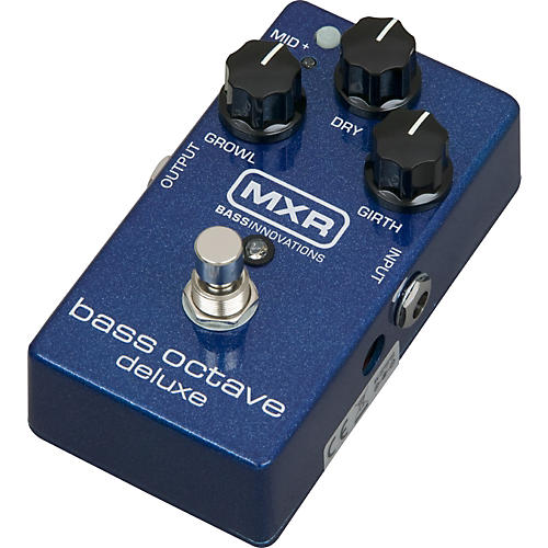 MXR M288 Bass Octave Deluxe Effects Pedal Blue Sparkle - musicians--Friend