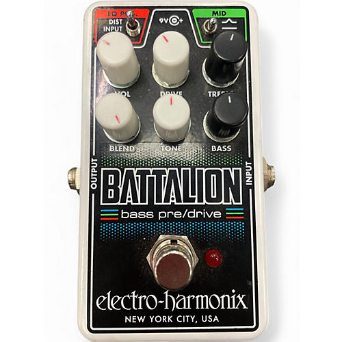 Used Electro-Harmonix BATTALION Bass Effect Pedal - musicians--Friend