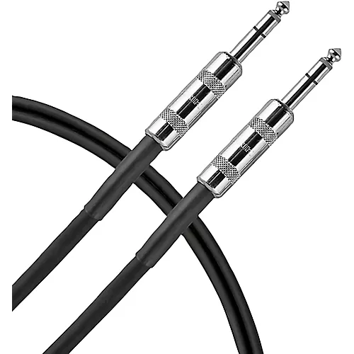 Livewire Advantage Interconnect Cable 1/4 TRS to 1/4 TRS Black 15 ft. - musicians--Friend