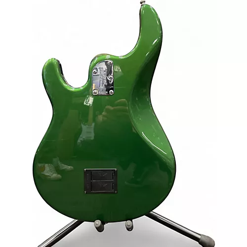 Used Ernie Ball Music Man StingRay 5 Special H Green Electric Bass Guitar Green - musicians--Friend
