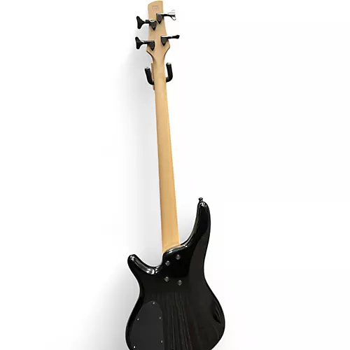 Used Ibanez SR500 Black Electric Bass Guitar Black - musicians--Friend