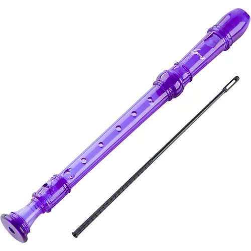 Lyons Premium 3-Piece Translucent Soprano Recorder Transparent Green - musicians--Friend