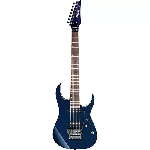Ibanez Prestige RG2027XL 7-String Electric Guitar Dark Tide Blue - musicians--Friend