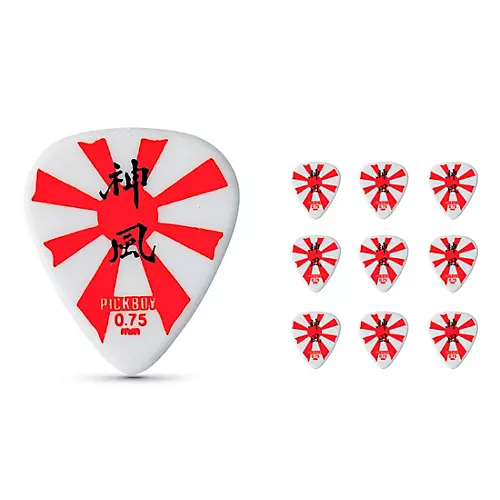 Pick Boy Heavy Metal Rising Sun Celltex Guitar Picks .75 mm 10 Pack - musicians--Friend