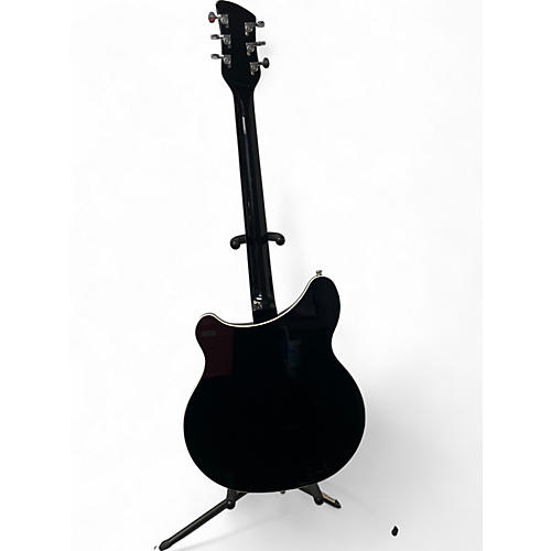 Used Rickenbacker 360 Black Hollow Body Electric Guitar Black - musicians--Friend