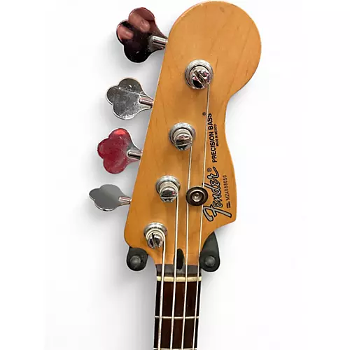 Used 2004 Fender Standard Precision Bass Blue Electric Bass Guitar Blue - musicians--Friend