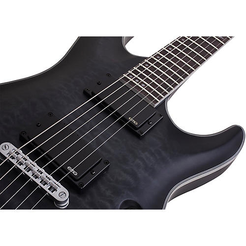 Schecter Guitar Research C-1 Platinum Electric Guitar Satin Purple Burst - musicians--Friend