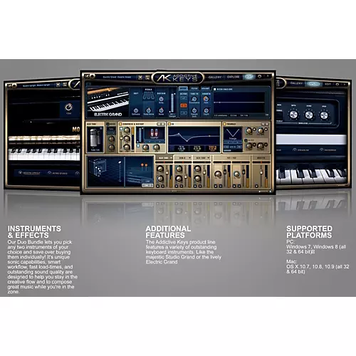 XLN Audio Addictive Keys: Duo Bundle Software Download - musicians--Friend