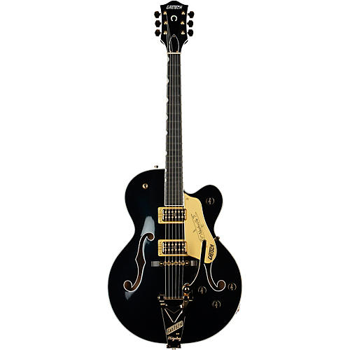 Gretsch Guitars Nashville Hollow Body with String-Thru Bigsby and Gold Hardware Electric Guitar Midnight Sapphire - musicians--Friend