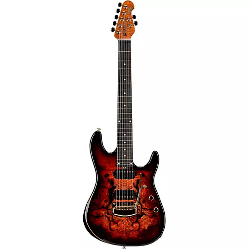 Ernie Ball Music Man Jason Richardson Cutlass 7-String Electric Guitar Buckeye Burl - musicians--Friend