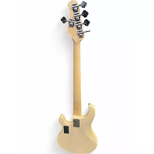 Used Sterling by Music Man stingray 5  white  Electric Bass Guitar white - musicians--Friend