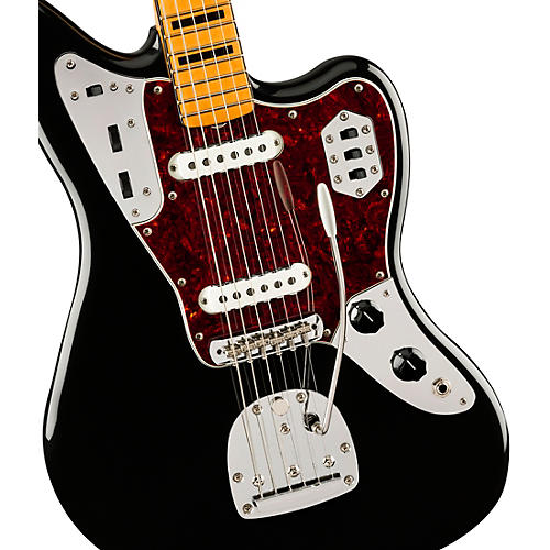Fender Vintera II '70s Jaguar Electric Guitar Black - musicians--Friend