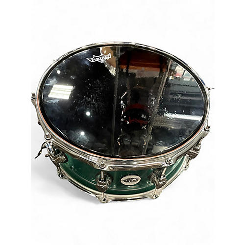 Used DW 14X6.5 Design Series Acrylic Snare SEA GLASS Drum SEA GLASS 213 - musicians--Friend