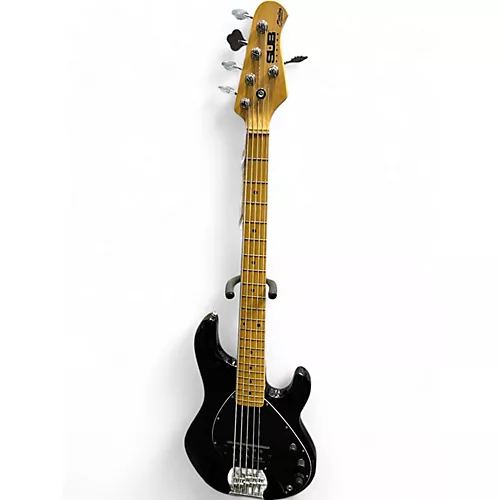 Used Sterling by Music Man SUB RAY 5 Black Electric Bass Guitar Black - musicians--Friend