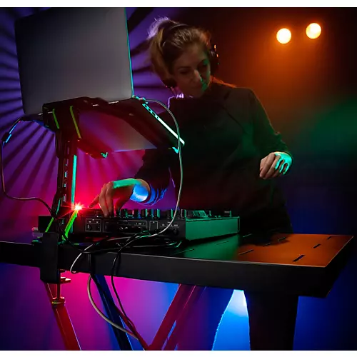 Gravity Stands KSX 2 RD - Set With Keyboard Stand X-Form Double and Rapid Desk - musicians--Friend