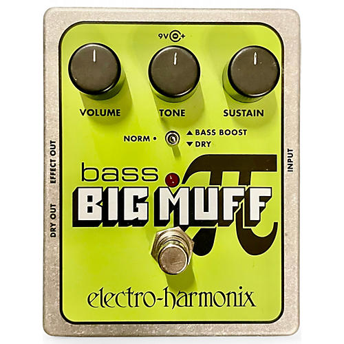 Used Electro-Harmonix Big Muff Bass Distortion Bass Effect Pedal - musicians--Friend