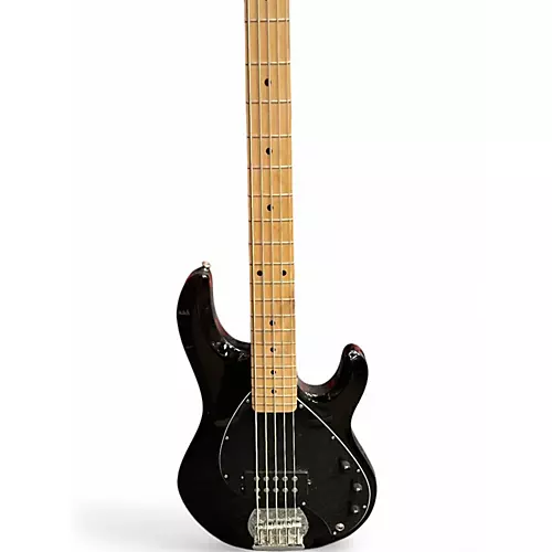 Used Sterling by Music Man Ray5 5 String Black Electric Bass Guitar Black - musicians--Friend