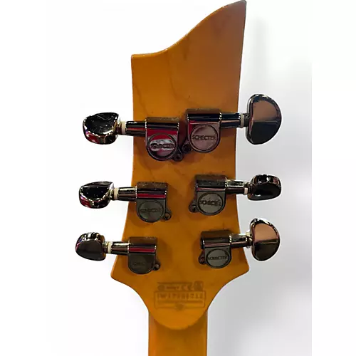 Used Schecter Guitar Research Diamond Series PT Left Handed Black Cherry Electric Guitar Black Cherry - musicians--Friend