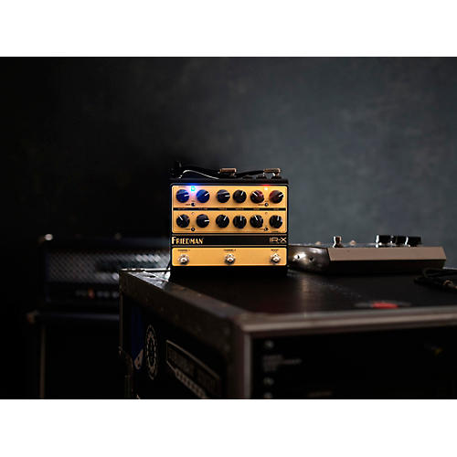 Friedman IR-X Dual-Tube Preamp DI+IR Dual-Channel 12AX7 Tubes Effects Pedal Black - musicians--Friend