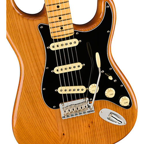 Fender American Professional II Roasted Pine Stratocaster Maple Fingerboard Electric Guitar Natural - musicians--Friend