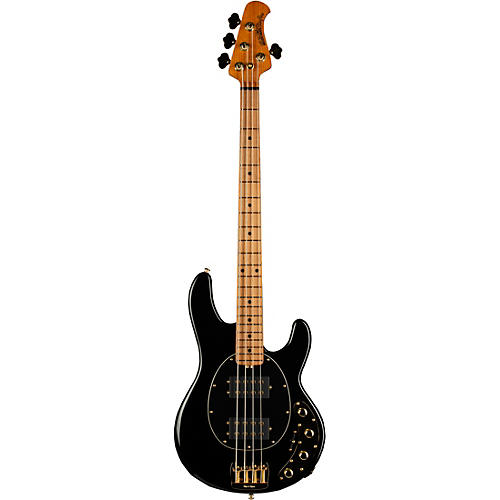 Ernie Ball Music Man StingRay Special HH Electric Bass Guitar Black and Chrome - musicians--Friend