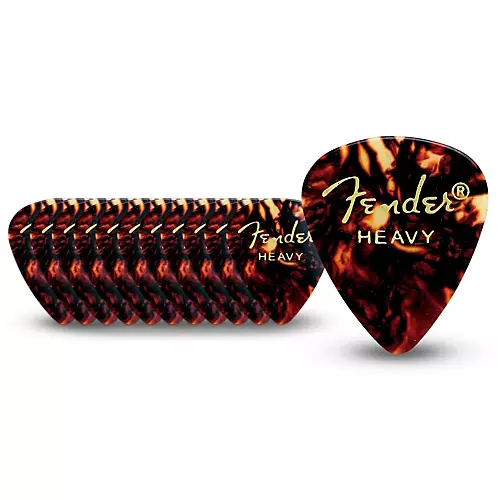 Fender 351 Standard Guitar Picks Extra Heavy 1 Dozen - musicians--Friend
