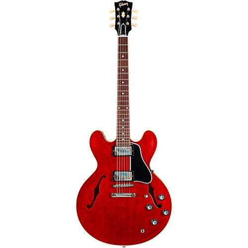 Gibson Custom Murphy Lab 1961 ES-335 Reissue Ultra Light Aged Semi-Hollow Electric Guitar Cherry - musicians--Friend