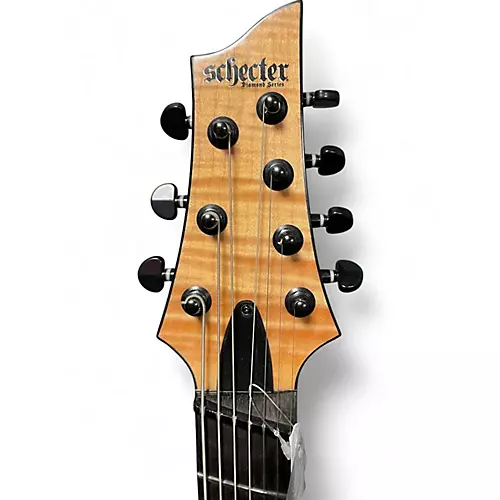 Used Schecter Guitar Research C7 Elite MS Natural Solid Body Electric Guitar Natural - musicians--Friend