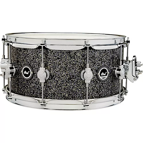 DW DWe Wireless Acoustic/Electronic Convertible Snare Drum 14 x 5 in. Lacquer Custom Specialty Black Cherry Metallic - musicians--Friend