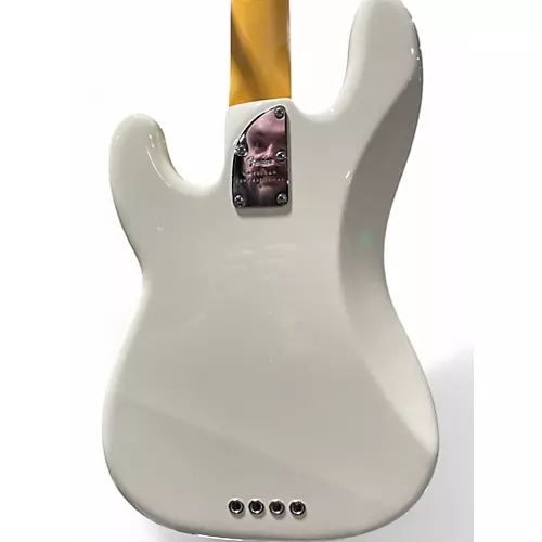 Used Fender American Professional II Precision Bass White Electric Bass Guitar White - musicians--Friend