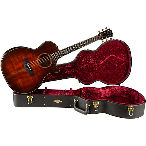 Taylor Builder's Edition K24ce V-Class Grand Auditorium Acoustic-Electric Guitar Kona Burst - musicians--Friend