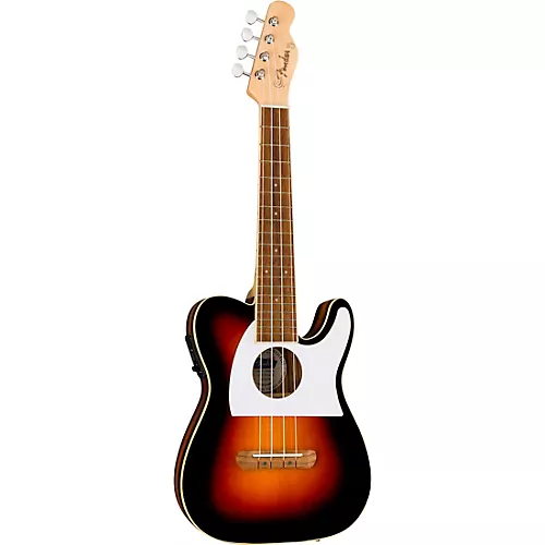 Fender Fullerton Telecaster Acoustic-Electric Ukulele Black - musicians--Friend