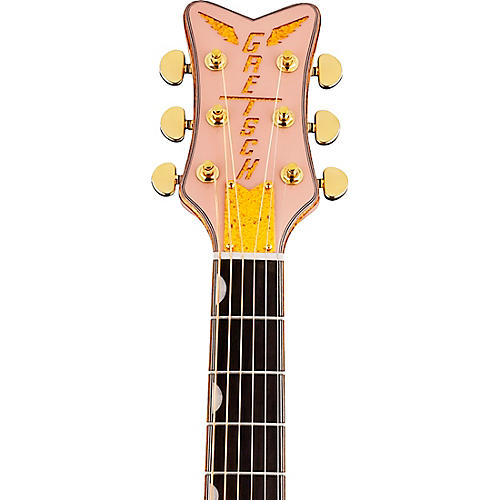 Gretsch Guitars G5021WPE Rancher Penguin Parlor Acoustic-Electric Guitar Shell Pink - musicians--Friend